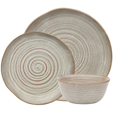 12 Piece Barley Ecology Ottawa Stoneware Dinner Set